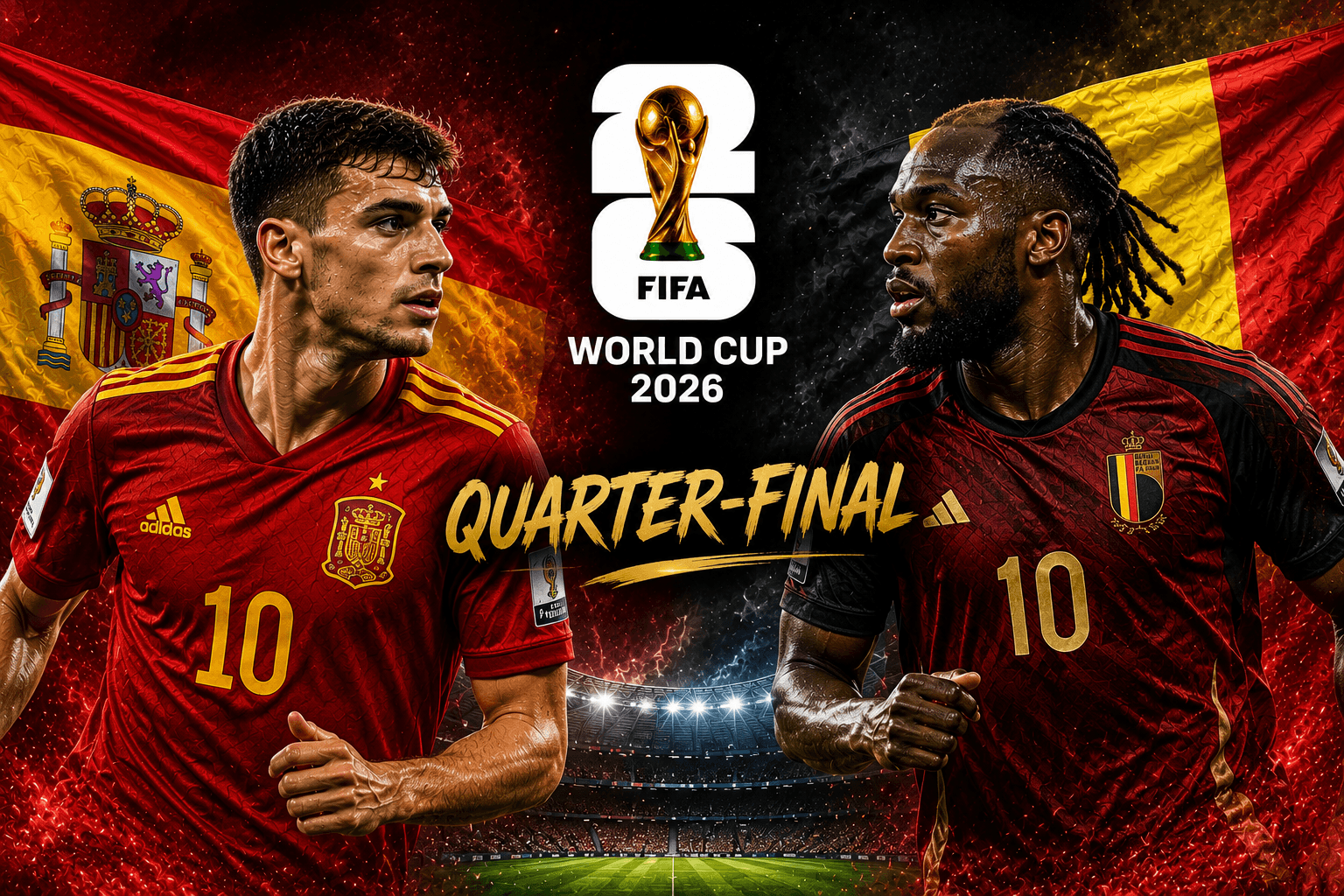 Prediksi Spanyol vs Belgia: La Roja Difavoritkan Melaju ke Semifinal Piala Dunia FIFA 2026